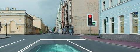 Enter the intersection from the marked zone