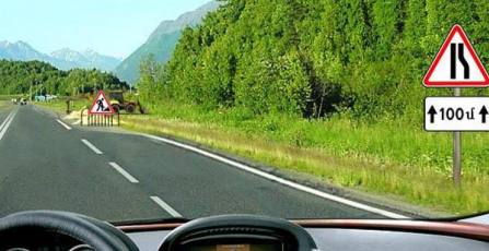 What do these road signs show?