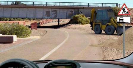 What do these road signs show?