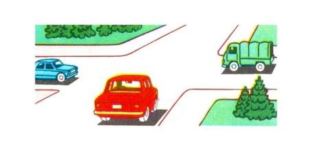 The last one to drive through the intersection: