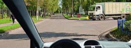 In case of straight driving