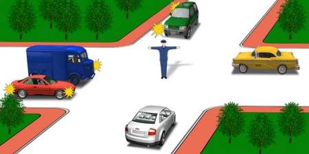 Traffic is prohibited to: