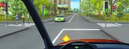 When making a left turn you ought to give way to