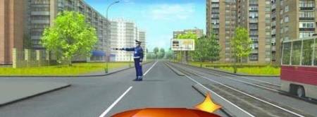 When making a right turn