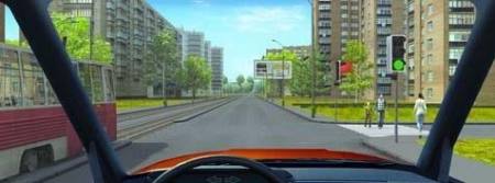 In what case can you drive through the intersection without giving way to another traffic user?