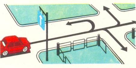 In which direction is traffic allowed?