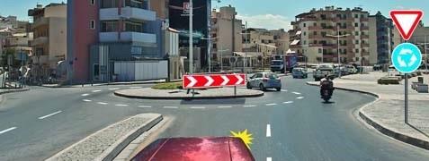ورود به تقاطع از خط عبور مشخص‌شده: