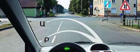 دور زدن با کدام مسیر مجاز است؟