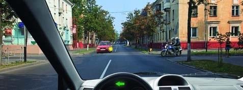 هنگام گردش به چپ: